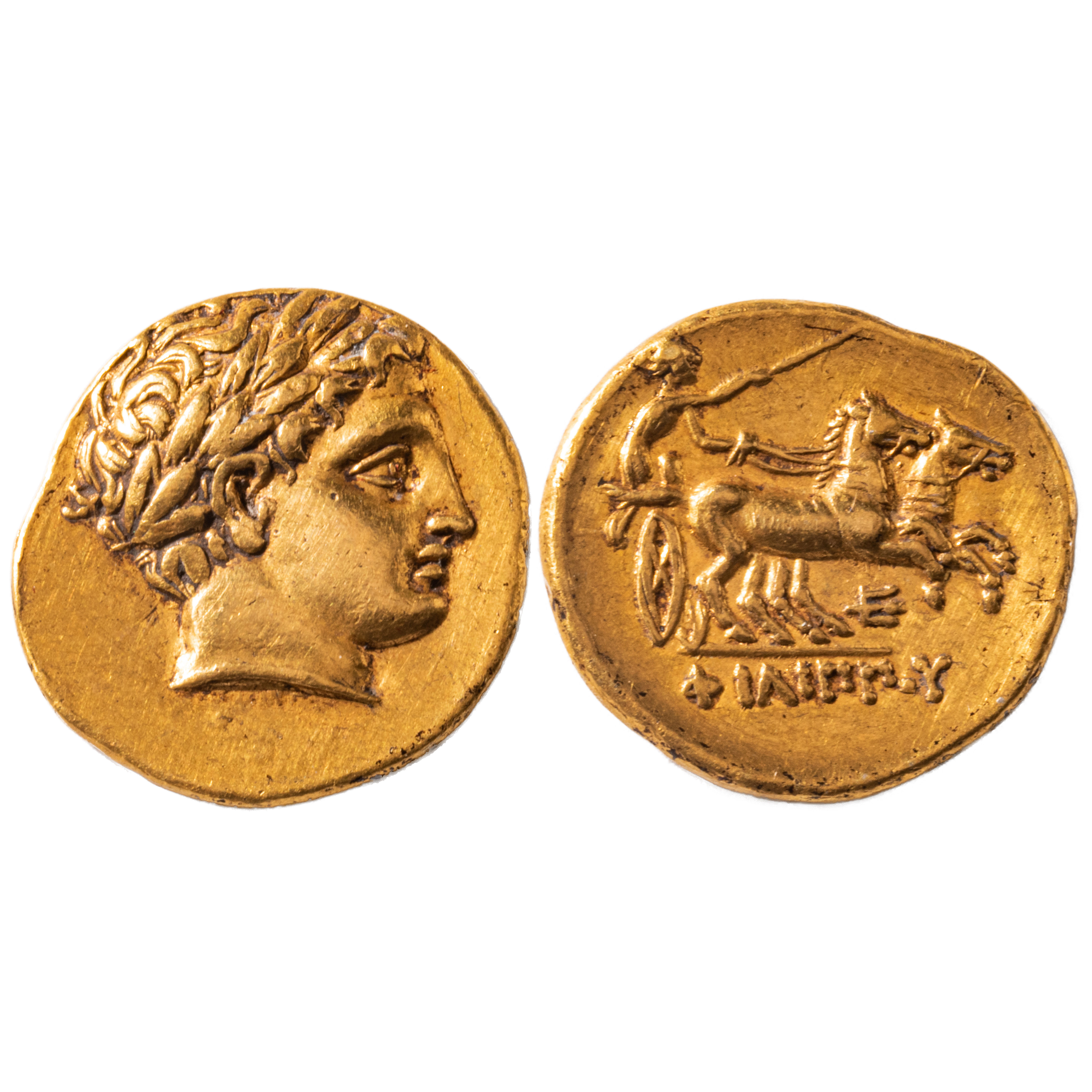 KINGDOM OF MACEDON PHILIP II GOLD STATER