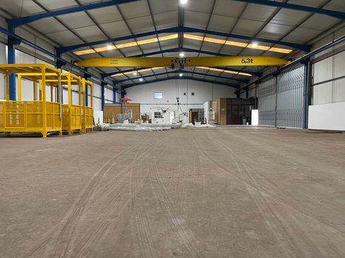 A photo of a large Warehouse with Vertequip's equipment.