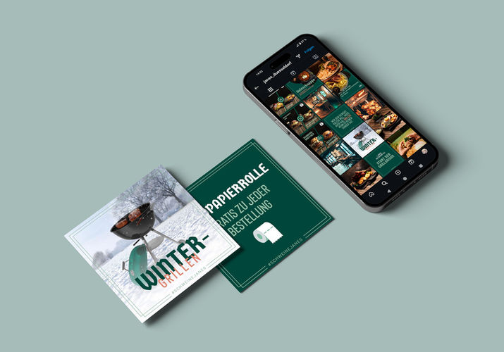 Mockup eines Instagram-Auftritts.