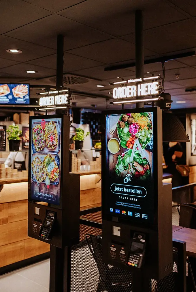 Interfacedeisgns für Bestellterminals von Frittenwerk.