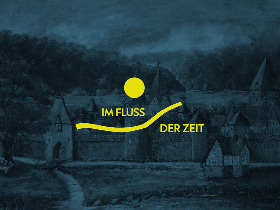 Cover für die Ausstellungskonzept "Im Fluss der Zeit"