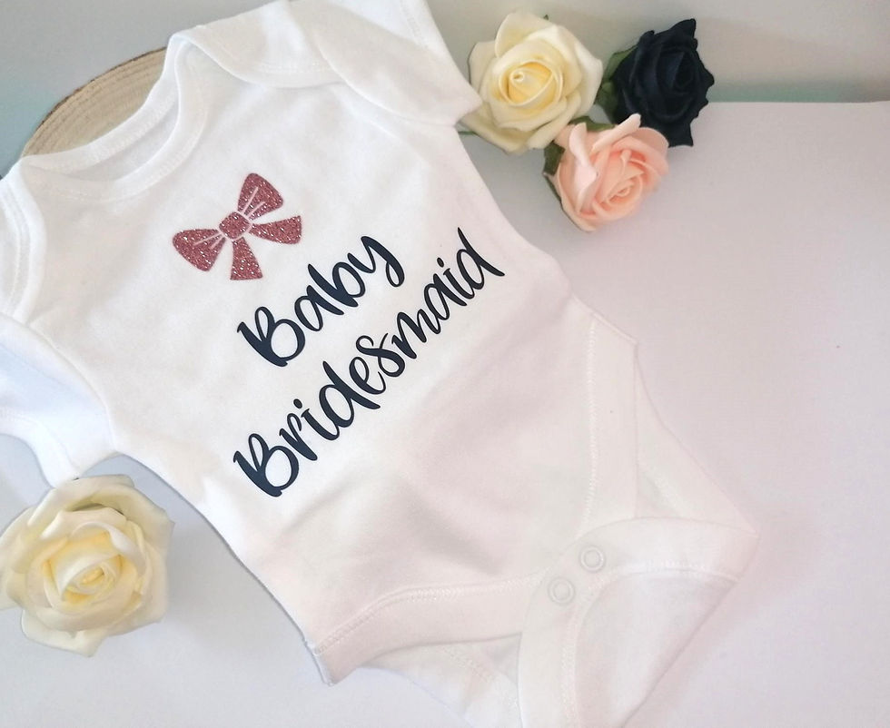 Wedding Baby Vest
