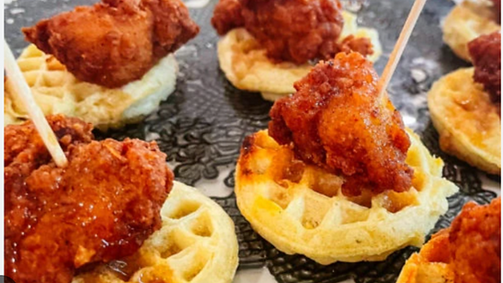 Mini Chicken and Waffles