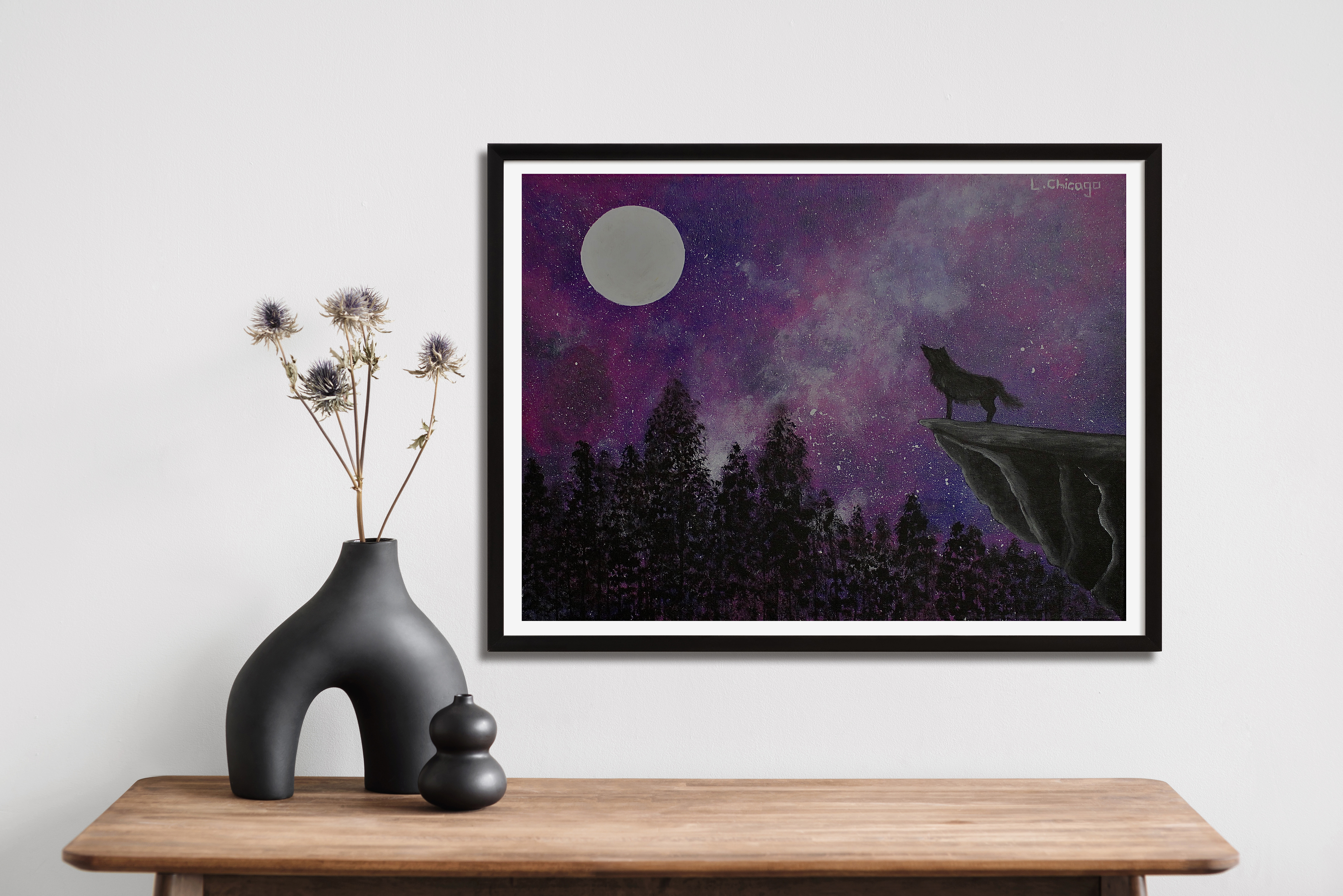 Lone Wolf Print