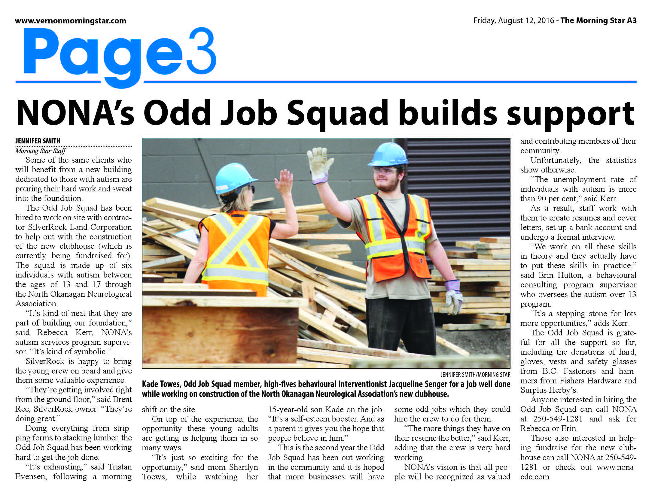 Building for the community.