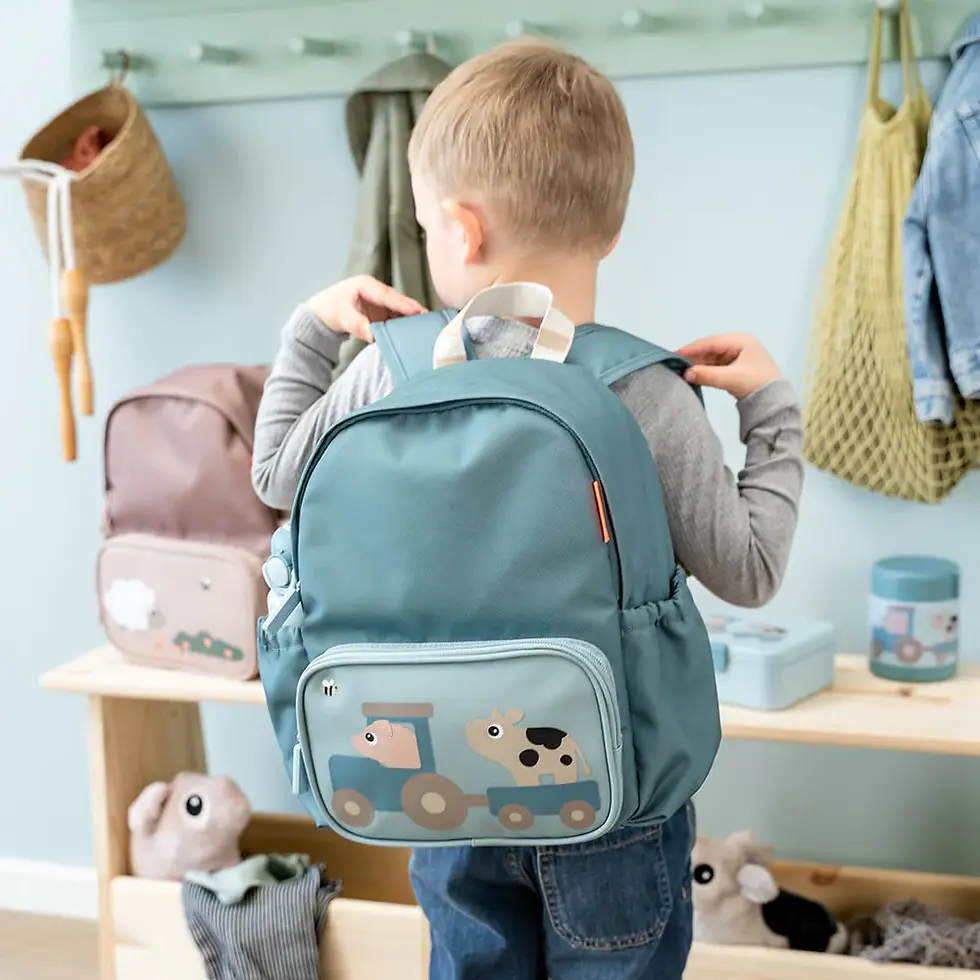 Miniature : Sac à dos enfant Tiny farm Blue Done by deer