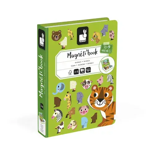 Magnéti'book animaux, 30 magnets Janod
