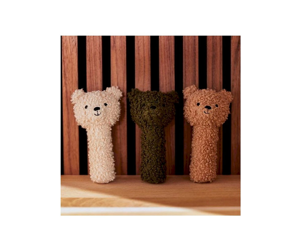 Miniature : Hochet Teddy Bear naturel Jollein