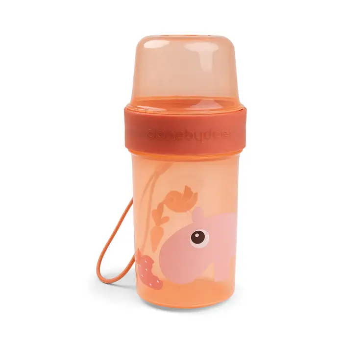 Boite à goûter double papaya Done by deer