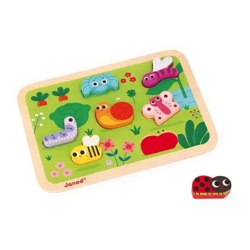 Chunky Puzzle Jardin 7 pièces Janod