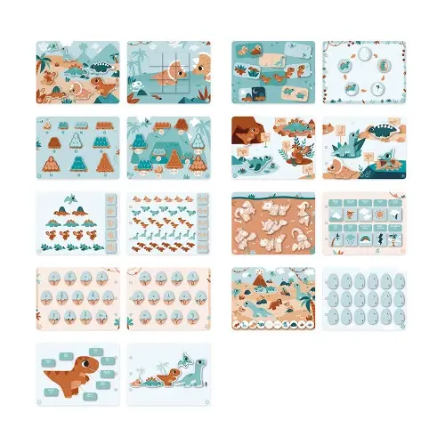 Miniature : Busy-book Dino en carton Janod