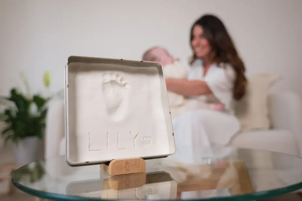 Baby box carré jolis coeurs Petit artichaut