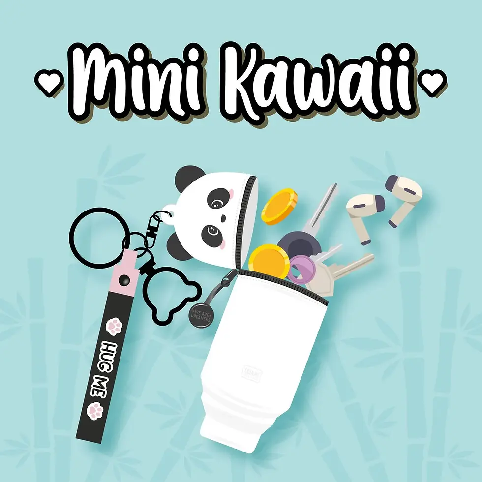 Miniature : Porte-Monnaie Porte-Clés Panda - Mini Kawaii Legami