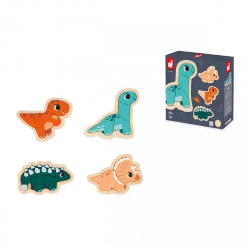 Miniature : 4 Puzzles Evolutifs Dino Janod