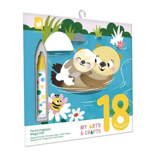 Coffret Créatif Feutre Magique Animaux Calins 18 mois Janod