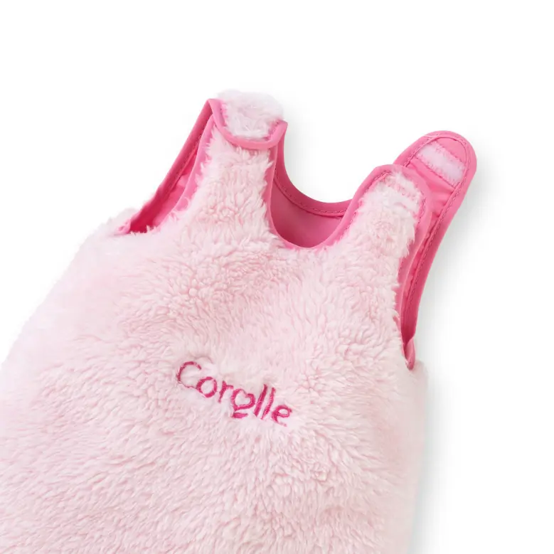 Miniature : Turbulette Peluche Rose pour poupon 30 cm Corolle