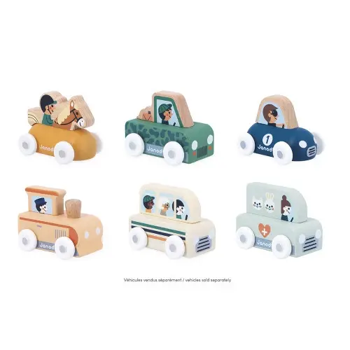 Miniature : Voiture de sport en bois  - Cross Roads Janod