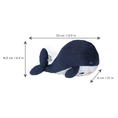 Miniature : Peluche bouillotte chaud et froid Baleine Kaloo