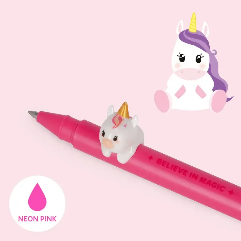 Licorne rose Stylo à Encre Gel - Lovely Friends Legami