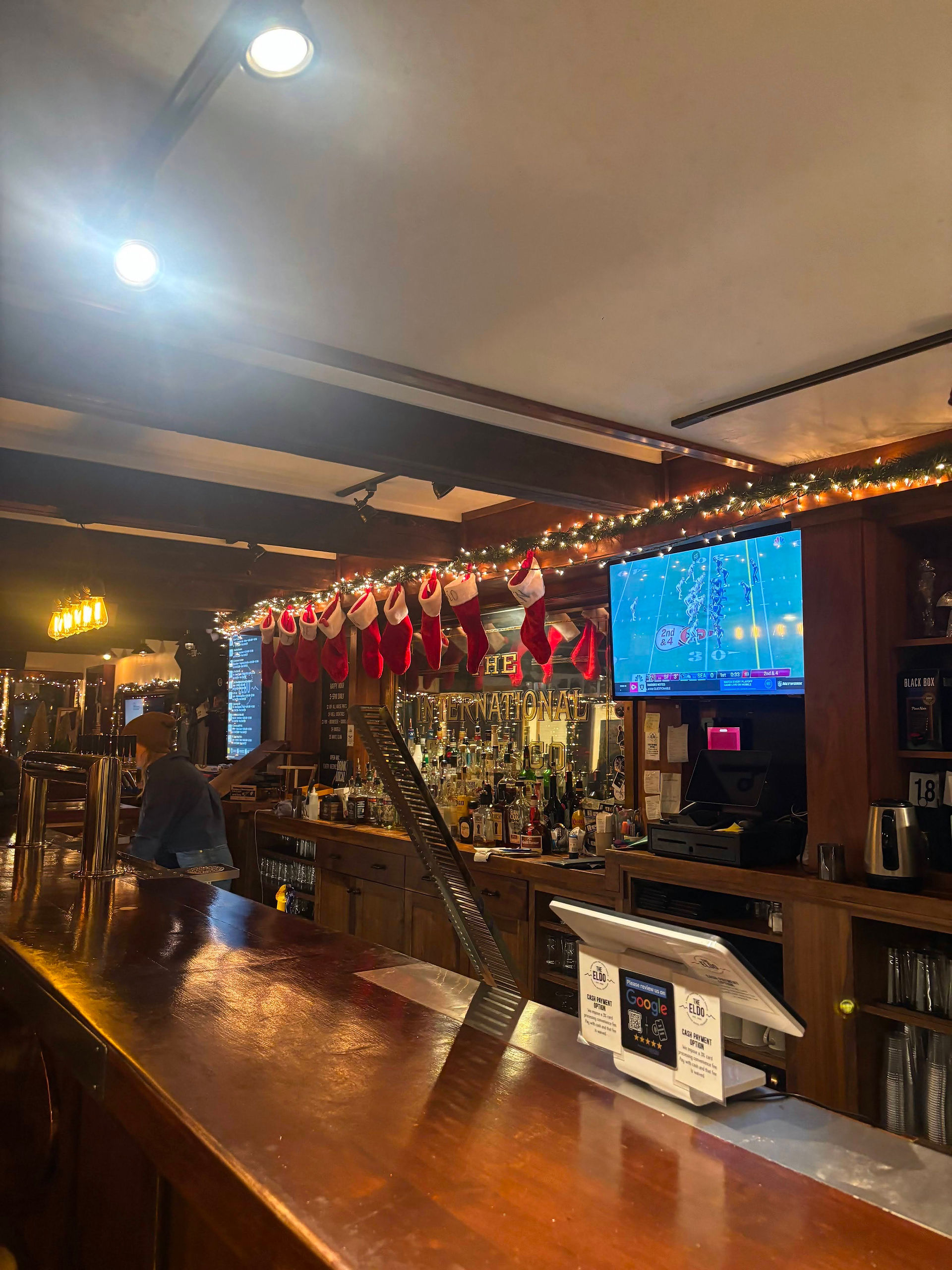 a bar 