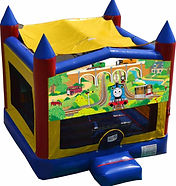 thomas the tank engine bouncy castle hire perth perth bouncy castle hire a bonza bounce thoma and friends party hire