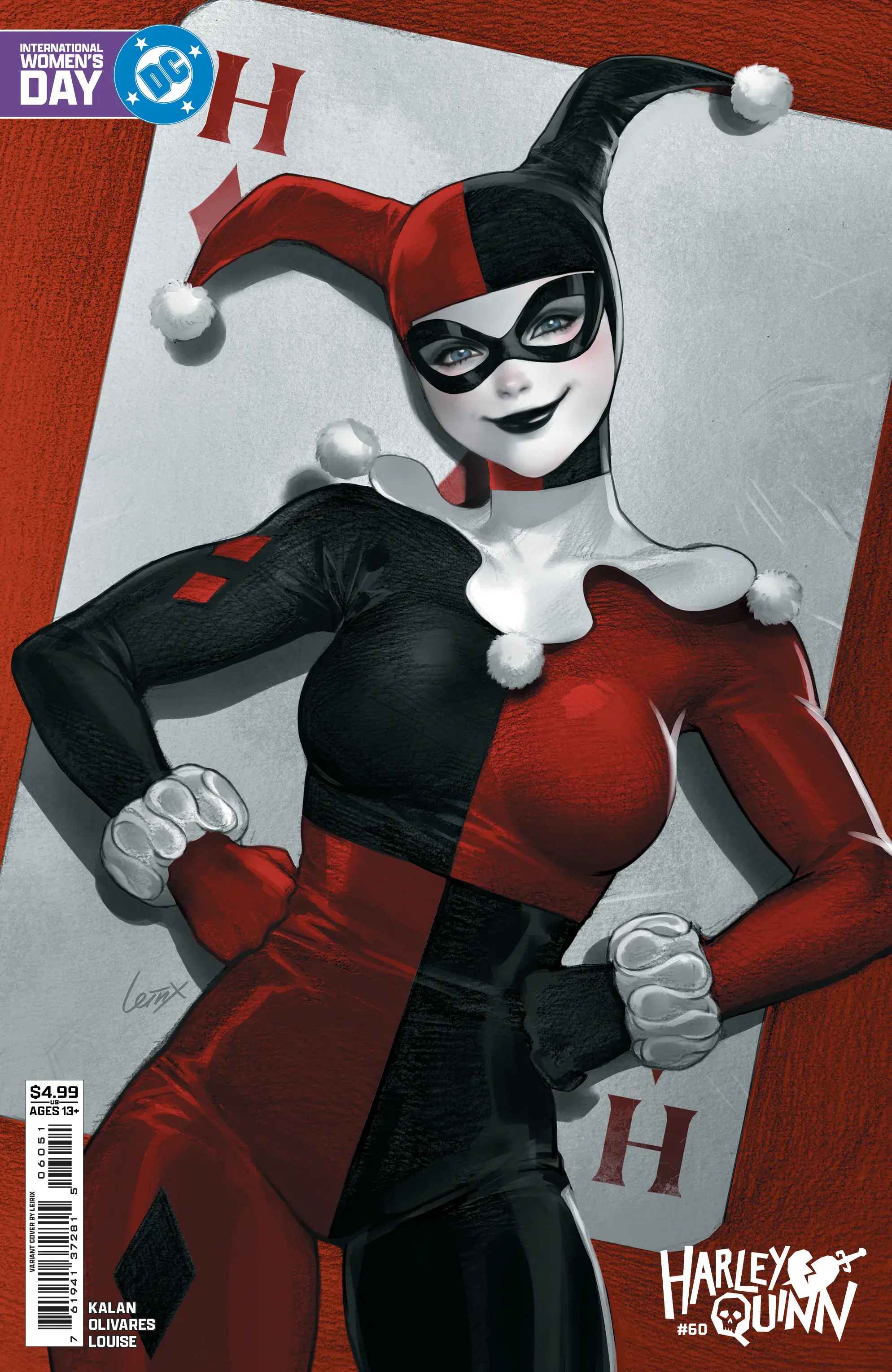 HARLEY QUINN #60 LEIRIX INTERNATIONAL WOMENS DAY VARIANT