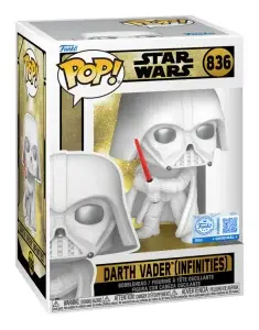 FUNKO POP! STAR WARS #836 DARTH VADER [WHITE] FUNKO EXCLUSIVE