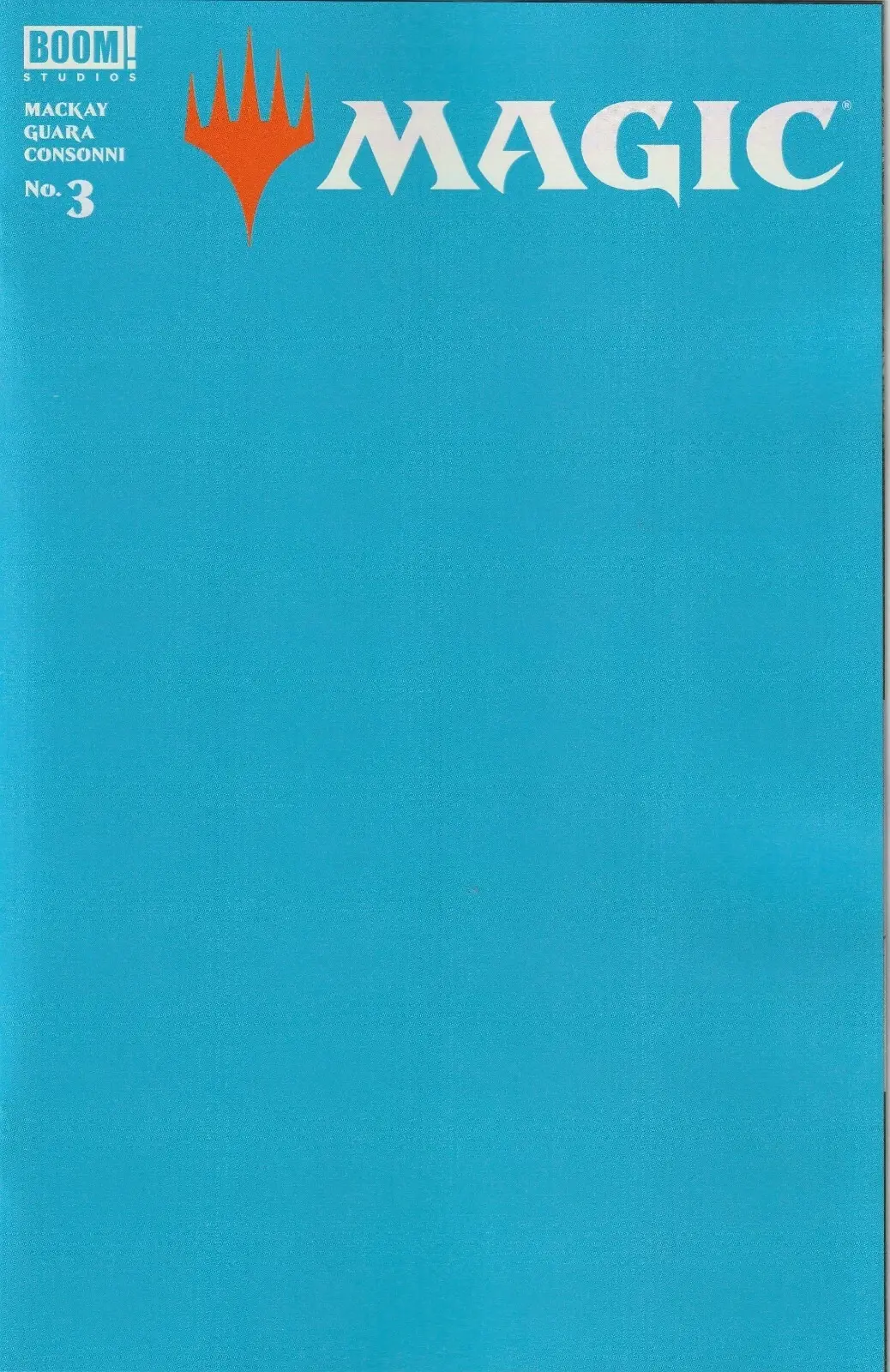 Magic The Gathering #3 Blank Sketch Variant Blue