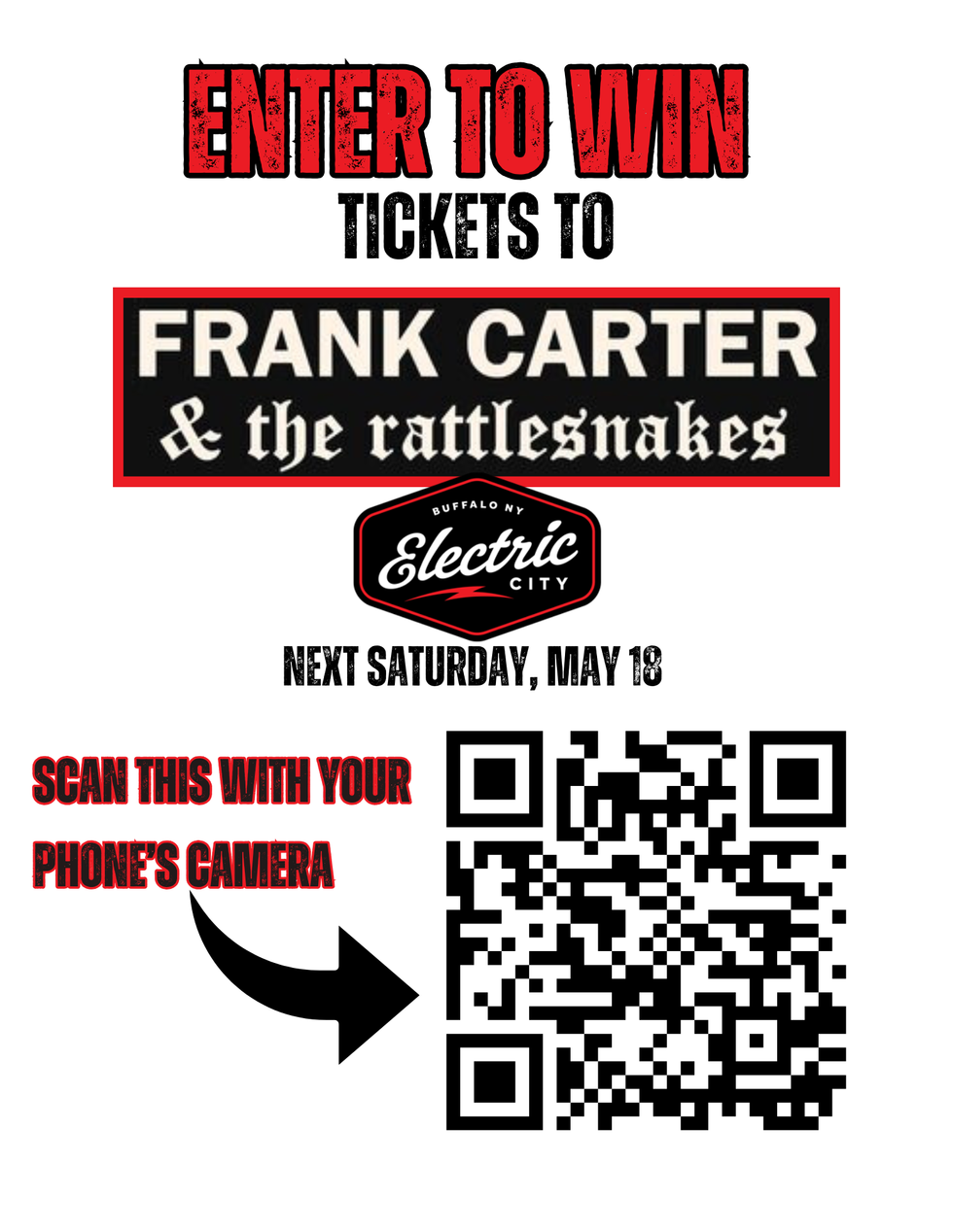 Next Saturday, May 18