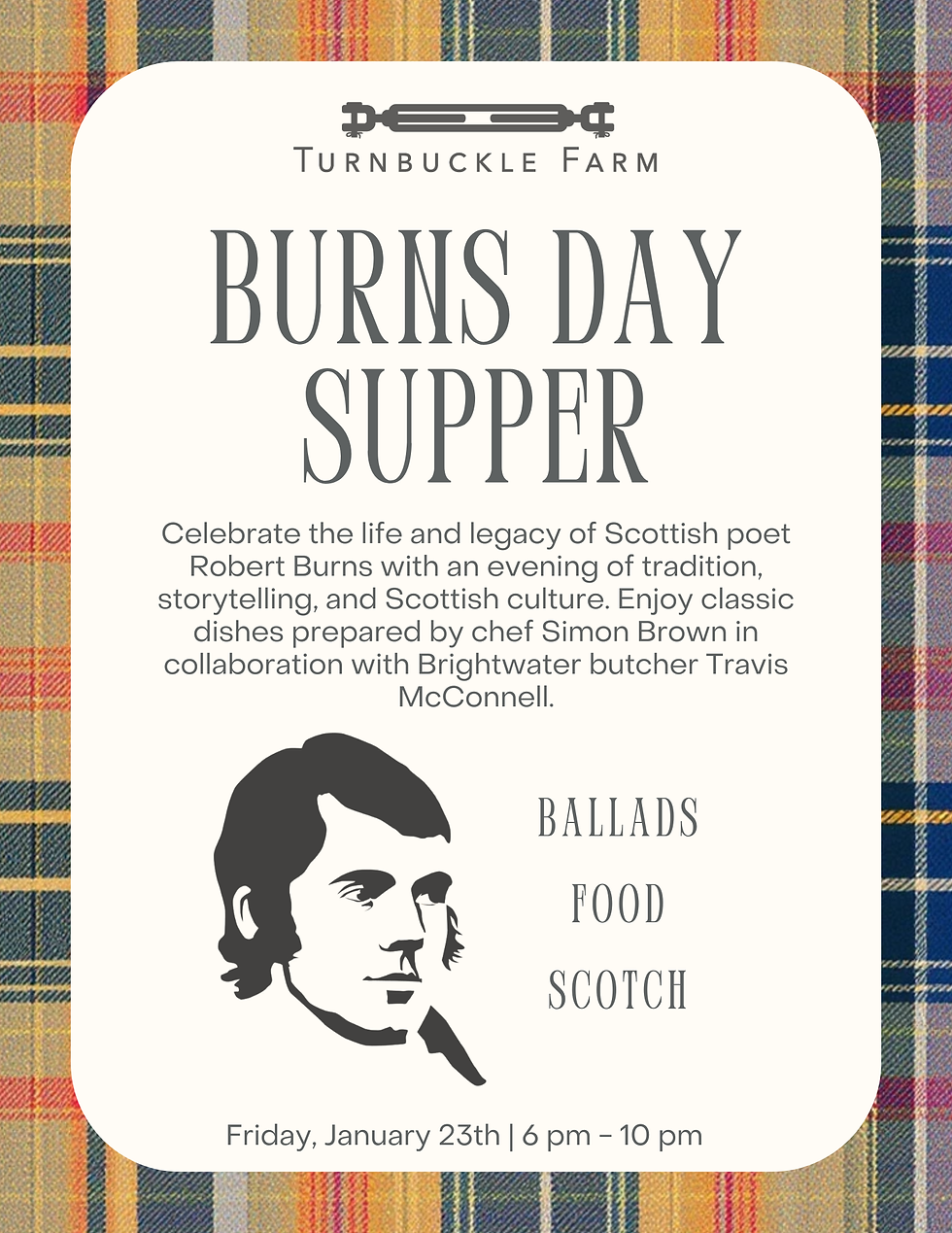 Burns Supper