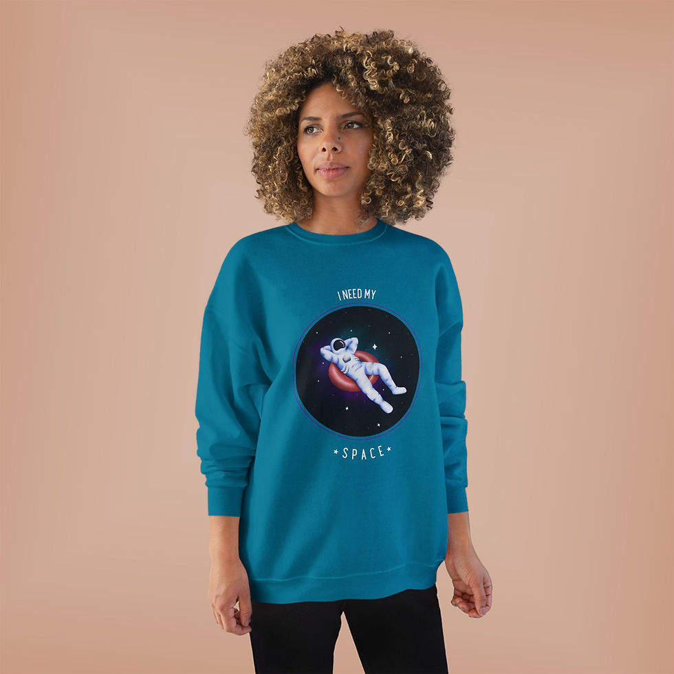 Thumbnail: Asphalt Aura Eccentric Streetwear Crewneck Sweatshirt