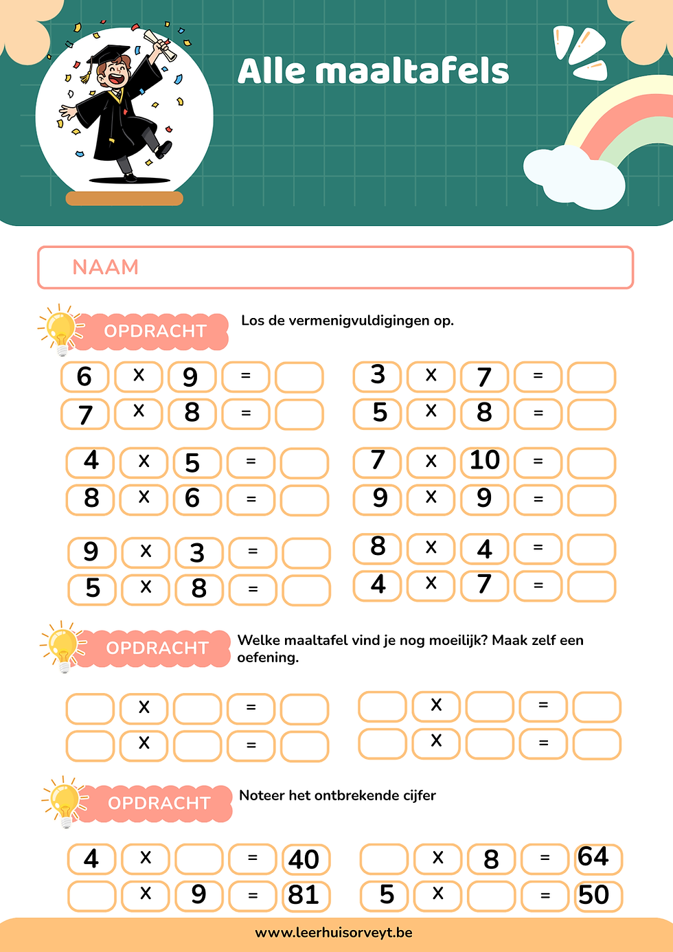 Thumbnail: Maaltafels oefenen