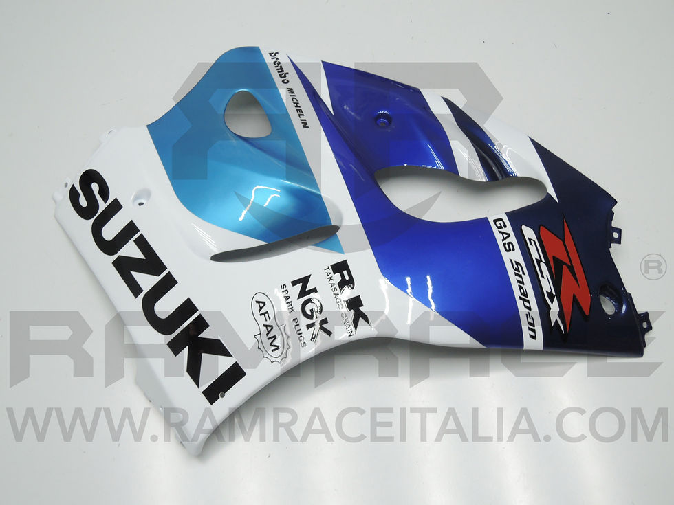 Miniatura: Carena SUZUKI GSX-R 600 / 750 96-99 - Bianco blu