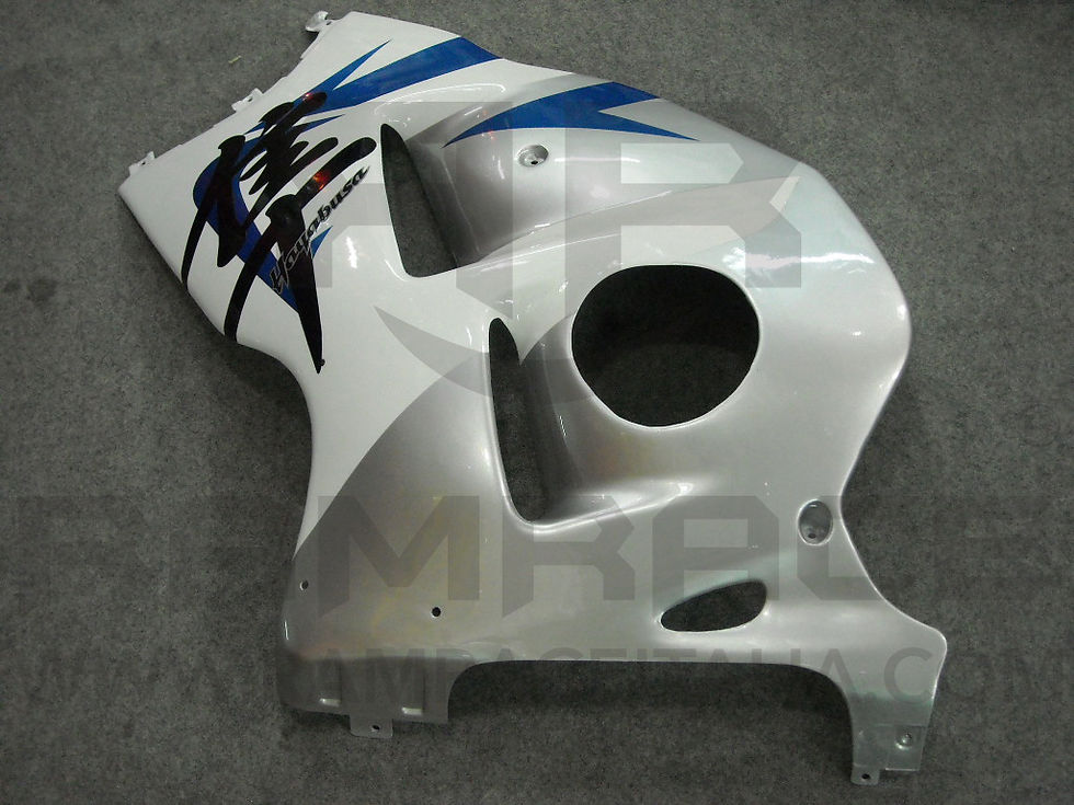 Miniatura: Carena SUZUKI GSX-R 1300 97-07 -Replica Bianco frecce BLU