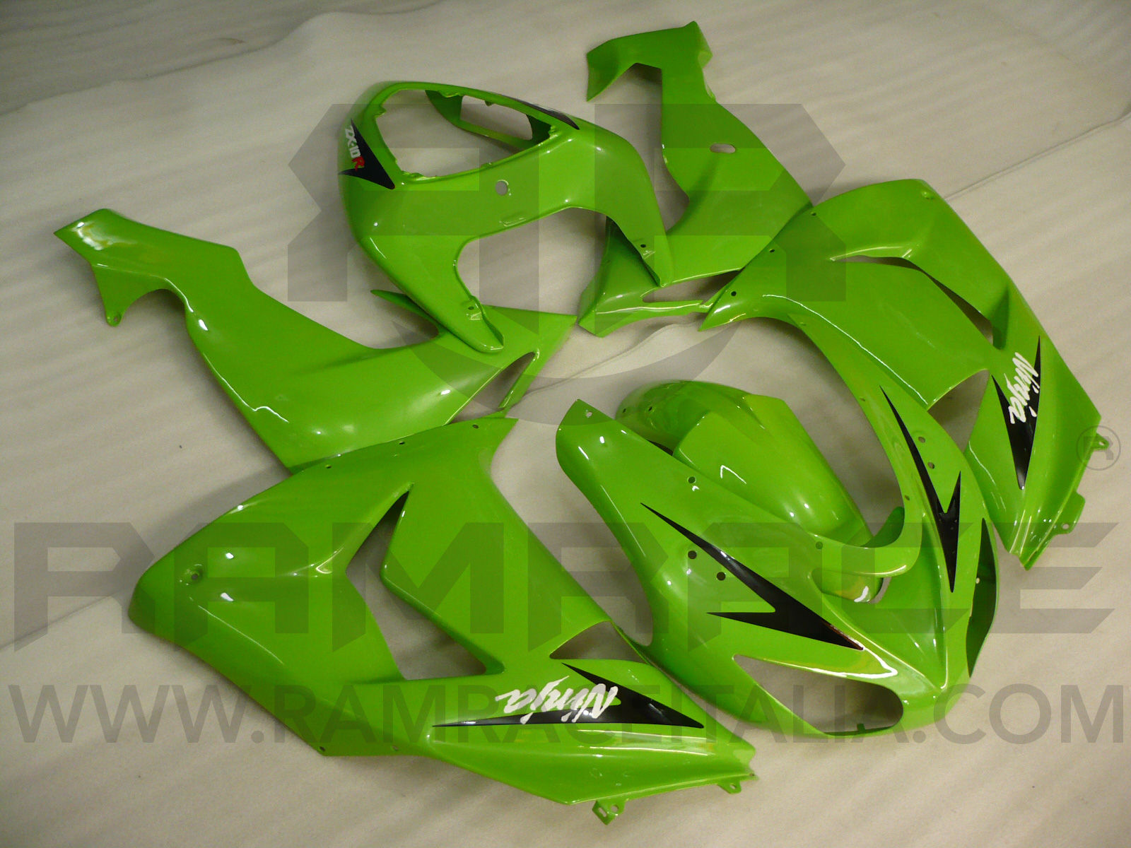 KIT carena KAWASAKI NINJA ZX-10R 06-07 - Replica Verde