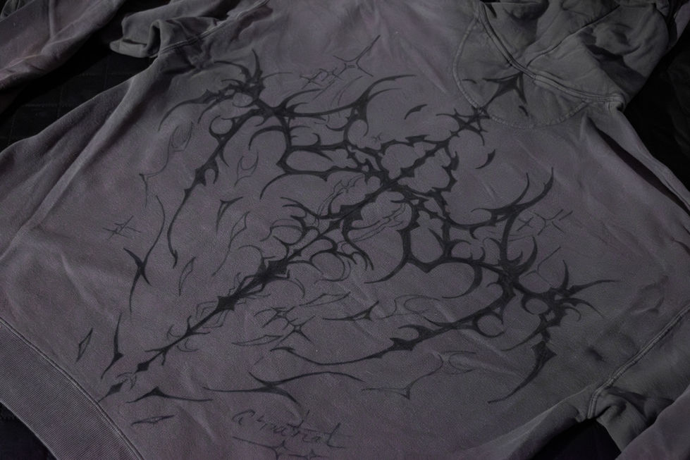 Kikuri hoodie back