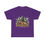 Thumbnail: Purple t-shirt featuring spooky Halloween monsters, pumpkins, and holiday decorations.