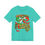 Thumbnail: Turquoise t-shirt with CINCO DE MAYO FIESTA text, peppers, Mexican flag colors.