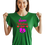 Thumbnail: Smiling woman holding green t-shirt with "HAPPY Valentine's DAY" text.