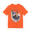Thumbnail: Orange t-shirt with PRESIDENT'S DAY RONALD REAGAN and American flag graphic.