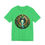Thumbnail: Green t-shirt with golden horseshoe, shamrocks, and glowing archway design