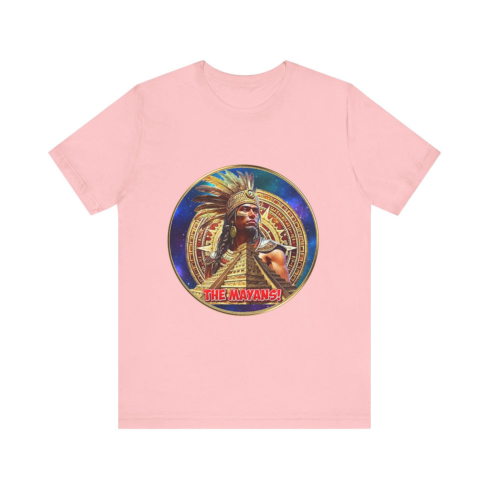 Thumbnail: Pink t-shirt with "LEGENDS" fantasy warrior graphic inside decorative gold circle.