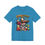 Thumbnail: Blue t-shirt with "CINCO de MAYO" sugar skull, sombrero, roses, tequila.
