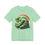 Thumbnail: Light green t-shirt with leprechaun boots, shamrocks, and a rainbow.