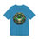 Thumbnail: Blue t-shirt with ornate green shamrock, Celtic design. Saint Patrick's Day Collection-01.