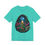 Thumbnail: Teal t-shirt with fantasy egg design, glowing path, flowers, and rabbit.