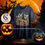 Thumbnail: Dark blue Halloween t-shirt, CS Celebrate in Style, celebrateinstyle.shop, spooky background.