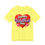 Thumbnail: Yellow t-shirt with Happy Valentine's Day text on a red heart design.