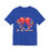 Thumbnail: Blue t-shirt, "BE MY VALENTINE!" text, two kissing cartoon heart characters.