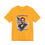Thumbnail: Yellow t-shirt featuring Abraham Lincoln, American flag, "PRESIDENT'S DAY".